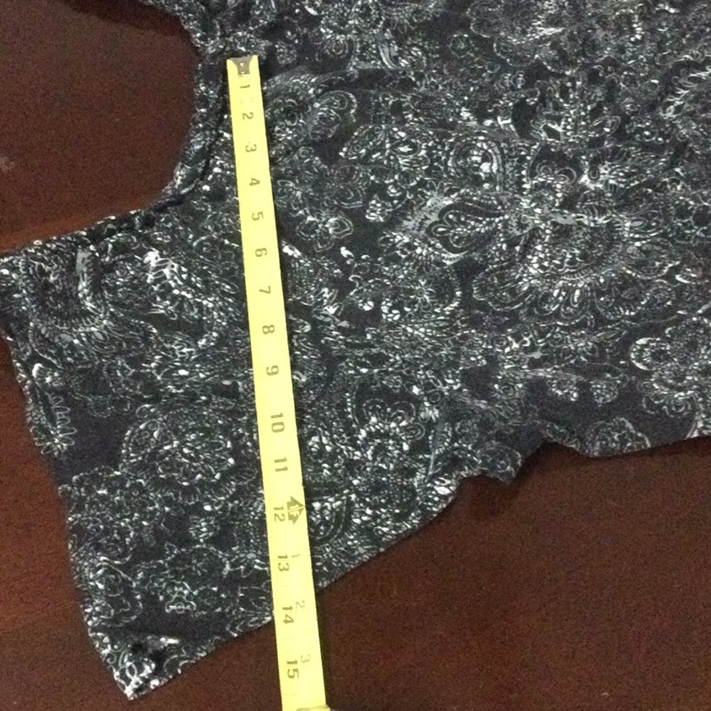 🌞 Faded Glory black short sleeve off the shoulder/scoop tunic women plus size 20 - Picture 13 of 16